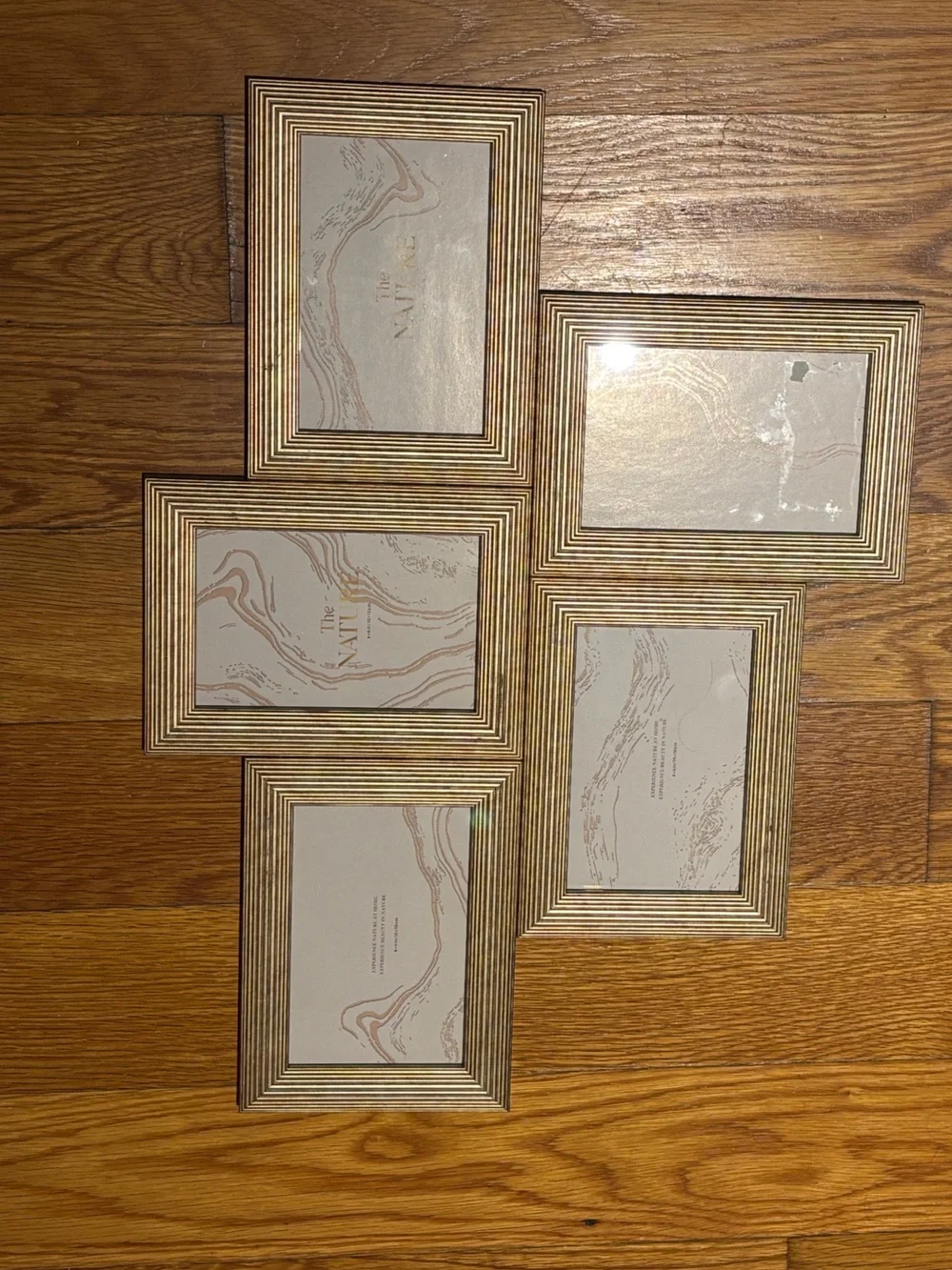 Gold Multi-Opening Photo Frame Collage - Gold